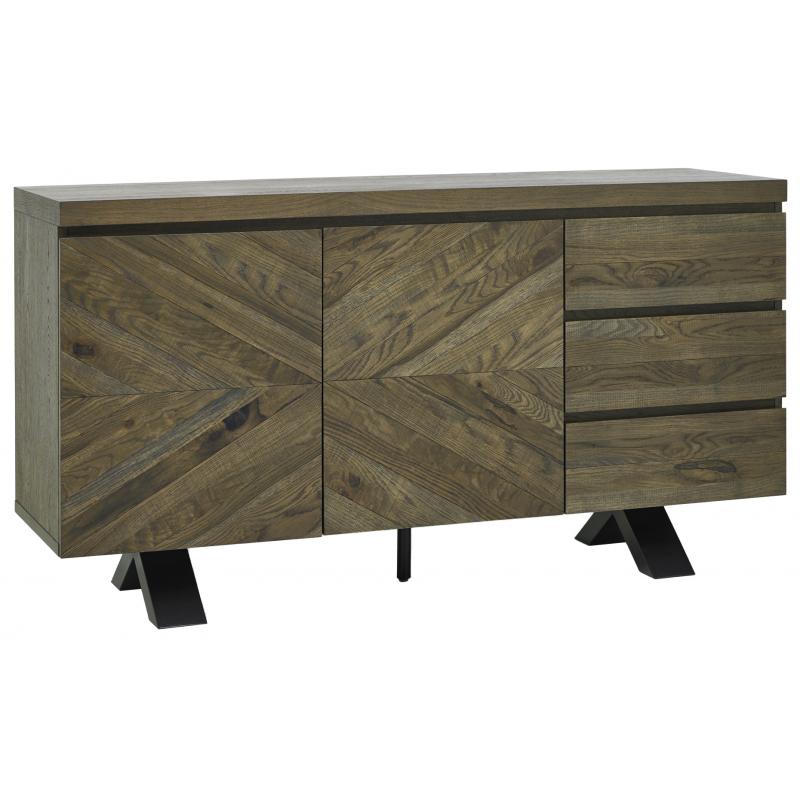 Bohemia Fumed Oak Large Sideboard
